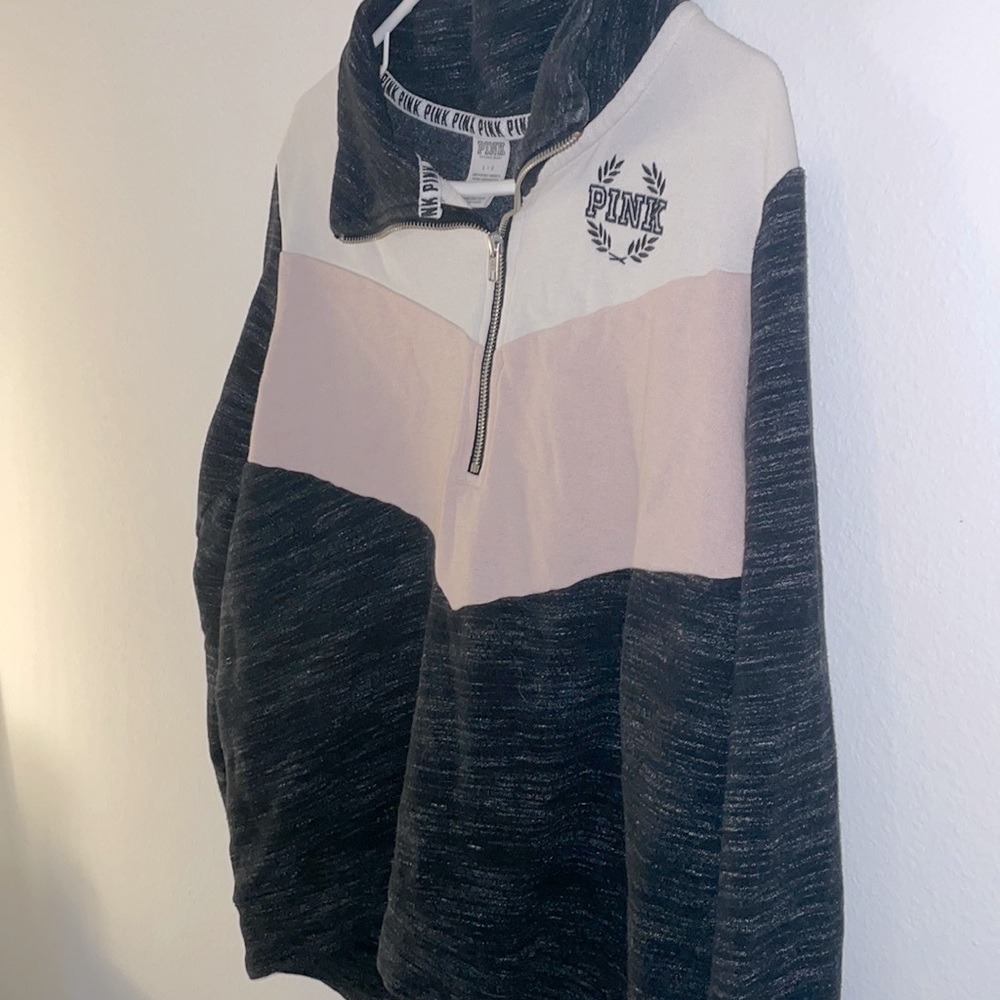 cute half zip up sweatshirt! new condition